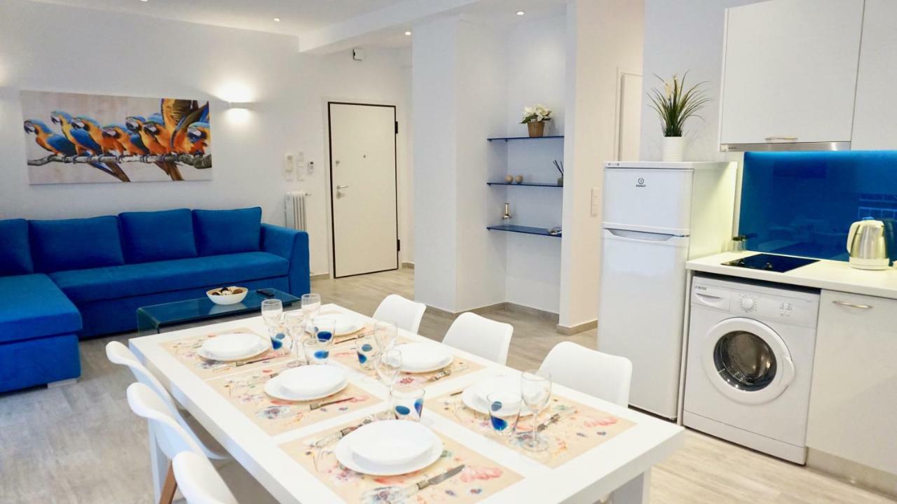 Modern & Central Apt In Atene Esterno foto